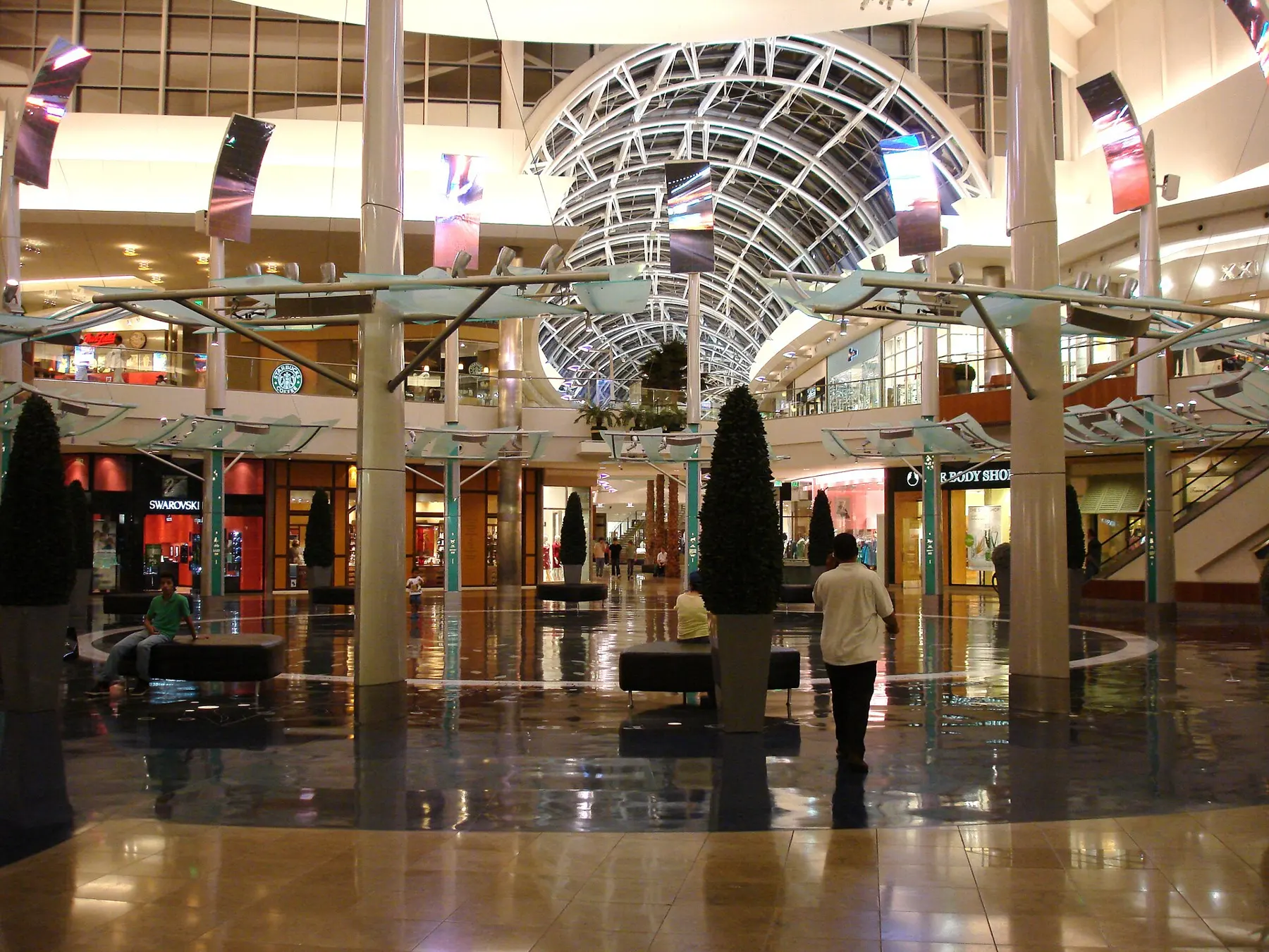 The center court at The Mall at Millenia on Conroy Road in Orlando