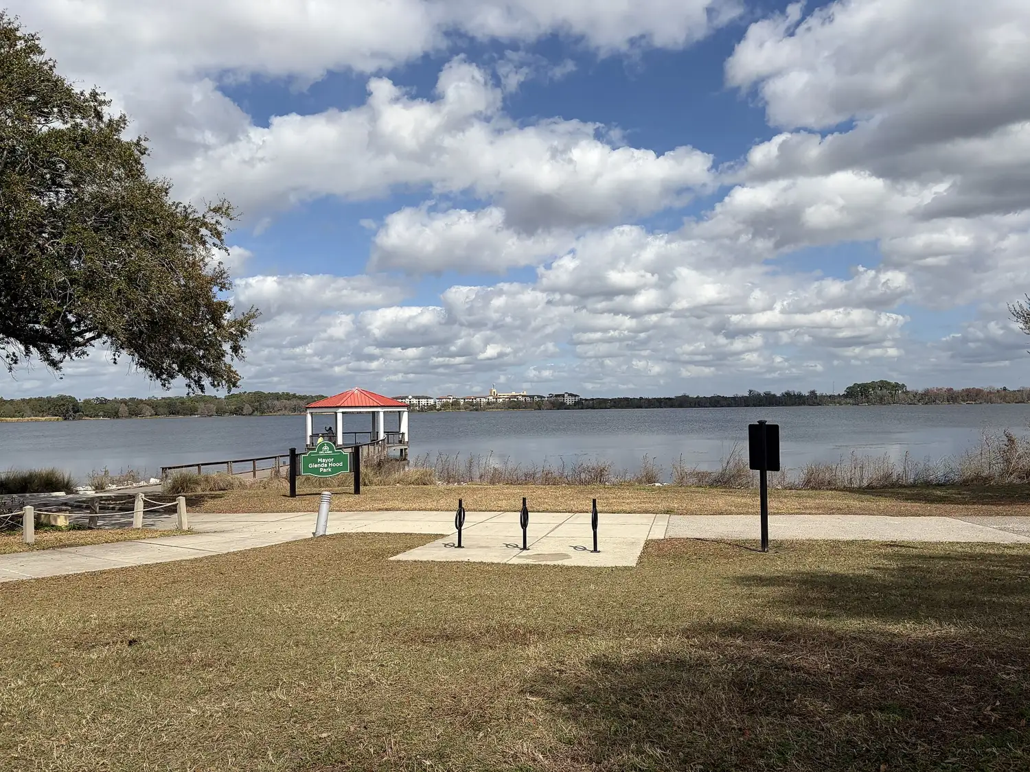 Mayor Glenda Hood Park on the shore of Lake Baldwin in Orlando's Baldwin Park neighborhood