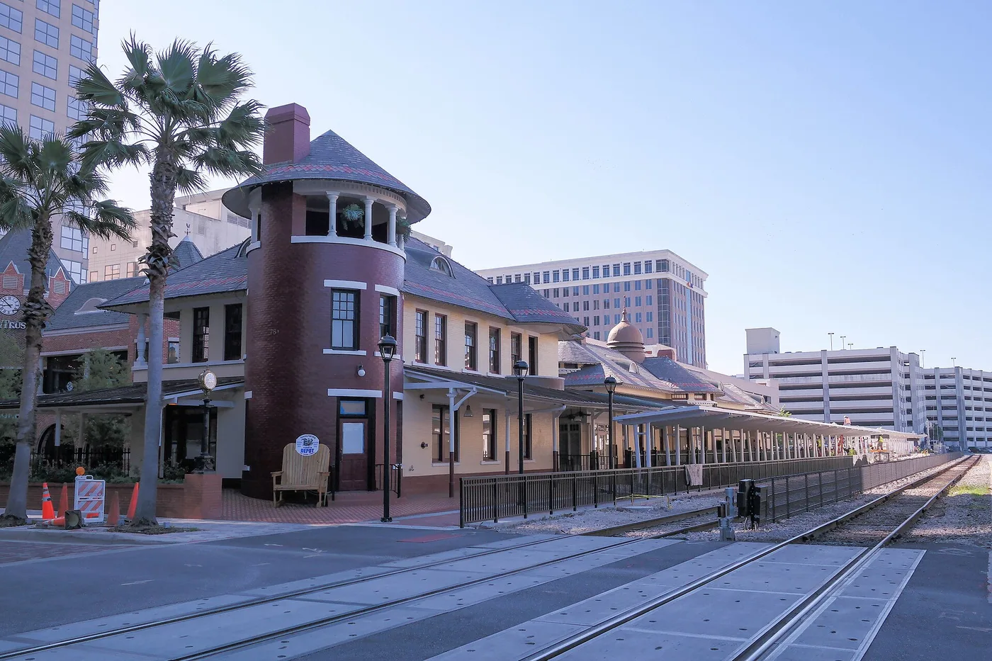 The Old Orlando Railroad Depot at Church Street Station in downtown Orlando