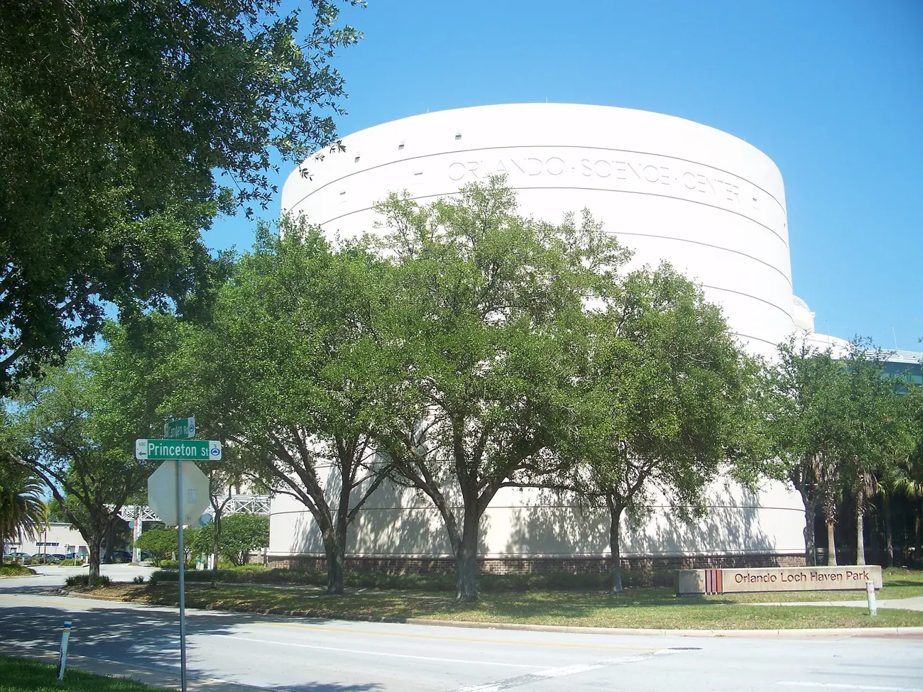 The Orlando Science Center at Princeton Street in Loch Haven Park, Orlando